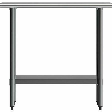 Amgood 18 in. x 36 in. Premium Stainless Steel Table with Undershelf. WT-SS-1836-Z